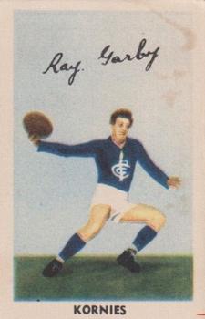 1951 Kornies Footballers in Action #29 Ray Garby Front